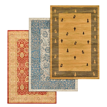 Luxury Carpets Set 3D model image 1 