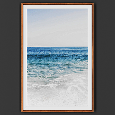 Translated description: Picture in a wooden frame.

Wooden Frame Art Piece 3D model image 1 