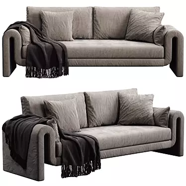 Modern Vintage Early Sofa Milo 3D model image 1 