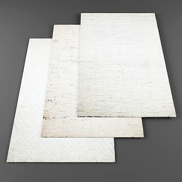 Luxury Carpets Bundle - 6 Pieces with Textures 3D model image 1 