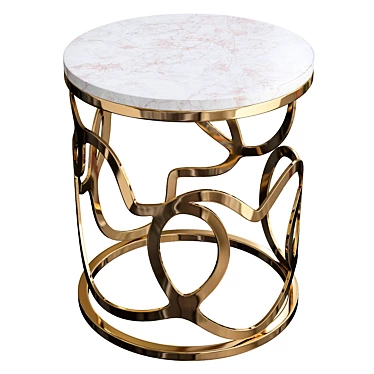 Eternal Love Modern Side Table 3D model image 1 