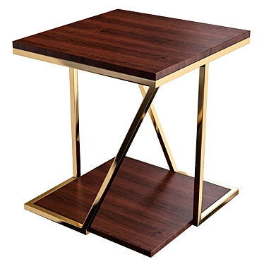 Elegant Renaissance SideTable 3D model image 1 