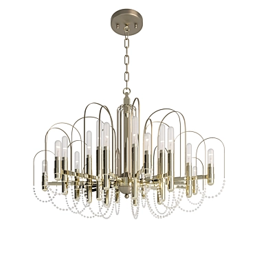 La Salute 2308-21P Chandelier: Timeless Elegance 3D model image 1 