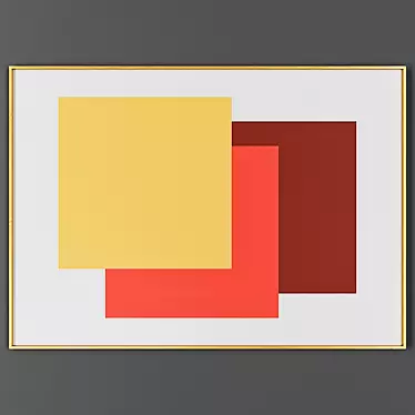 Elegant Frame for Artwork 3D model image 1 