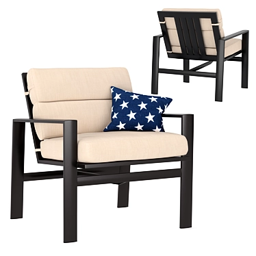 Brown Jordan Parkway Outdoor Armchair 3D model image 1 