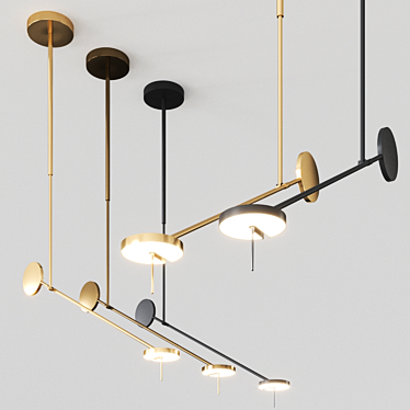 Sleek Articulated Lighting by GROK 3D model image 1 