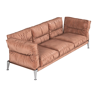 Cozy Comfort Adda Sofa 3D model image 1 