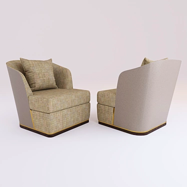 Michael Aster Accent Chair 3D model image 1 