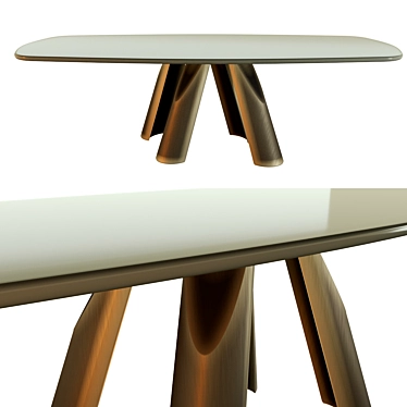 Regal Italian Dining: Prince Table 3D model image 1 