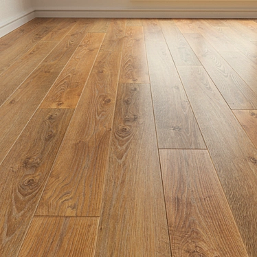 Laminated Oak Parquet 195 3D model image 1 