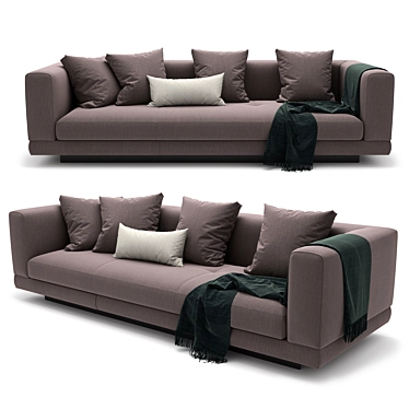 Modern Connery Minotti Sofa 3D model image 1 