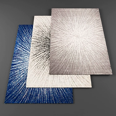 High Resolution Rugs Bundle- 4 Pieces 3D model image 1 