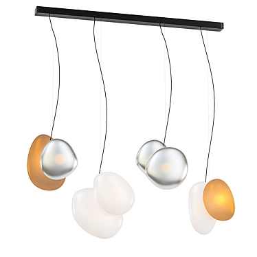 Contemporary Pendant Light: PEBBLE 3D model image 1 