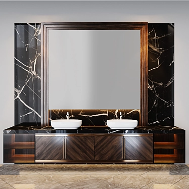 Modern Bath Set: Inspired by Studia-54.ru 3D model image 1 