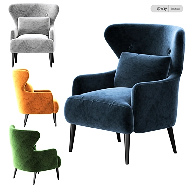 Versatile Ottavia Chair - Stylish and Comfortable 3D model image 1 