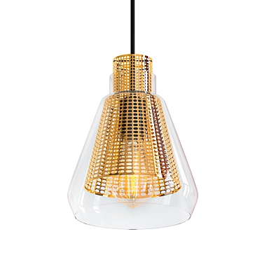 Vintage Mercury Pendant Light 3D model image 1 