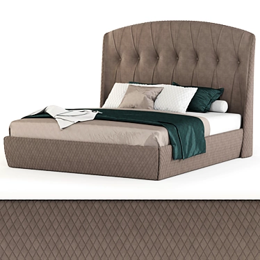 Elegant Valderamobili MARILYN Bed 3D model image 1 