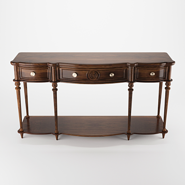 Elegant Console Table with 2015 Design 3D model image 1 