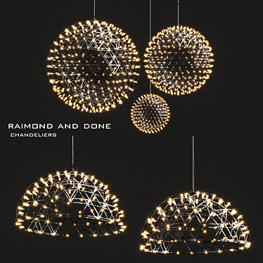 Elegant Moooi Raimond & Done 3D model image 1 