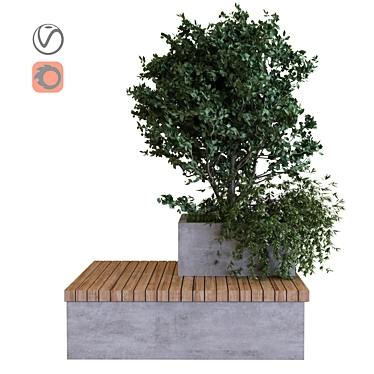Nature's Oasis: Plant Tree Set 3D model image 1 