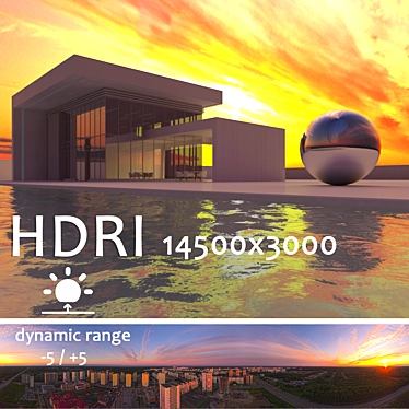 Aerial HDRI for Stunning Lighting 3D model image 1 