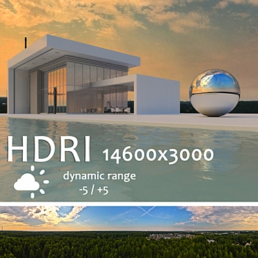 Title: Aerial HDRI Panorama 3D model image 1 