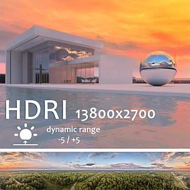 HDRI 64: Spherical Map for Stunning Lighting 3D model image 1 