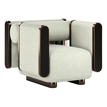 Sleek Automat Armchair - Luxury Design 3D model image 1 