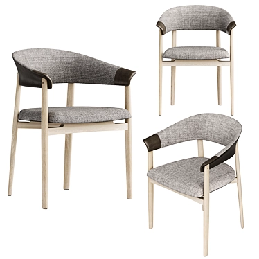 C. Flindt Chair: Stylish & Versatile 3D model image 1 