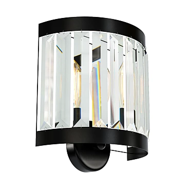 RH Odeon Clear Glass Wall Sconce 3D model image 1 