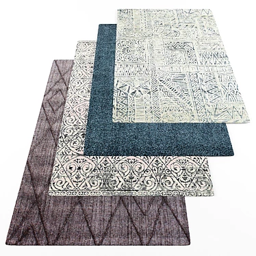 Modern Style Rug Collection 3D model image 1 