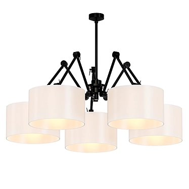 Amsterdam Chandelier: Elegant Illumination by Romi 3D model image 1 