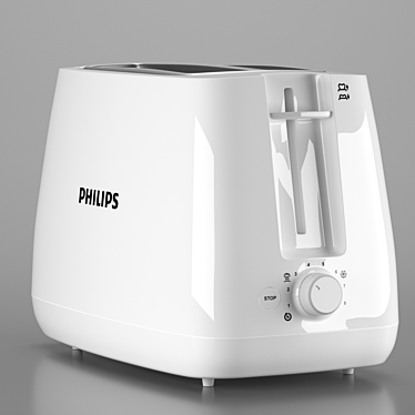 Philips HD2581 00 Toaster - White or Black 3D model image 1 