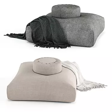 Sedona Pillow Duo: Maximum Comfort 3D model image 1 