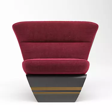 Modern Argos Armchair: Stylish, Sleek, and Comfortable 3D model image 1 