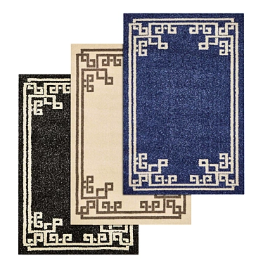 Versatile Carpet Set 1831 | High-Quality Textures 3D model image 1 