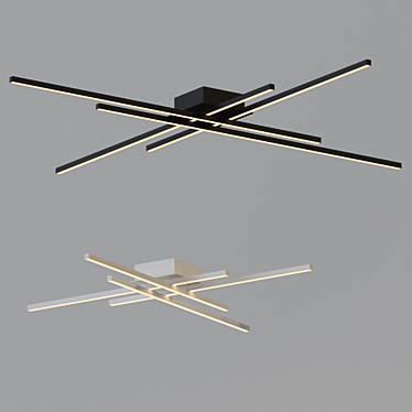 Elegant Vega Ceiling Light 3D model image 1 