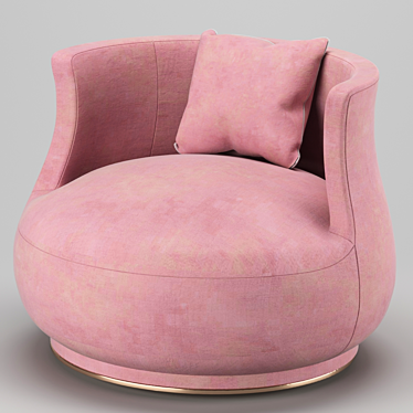 Cozy Comfort: Soft Chair 3D model image 1 