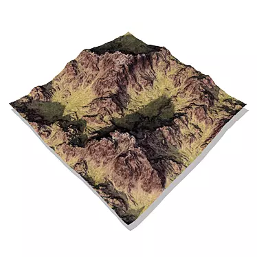  North Mountain Erosion 3D Model 3D model image 1 