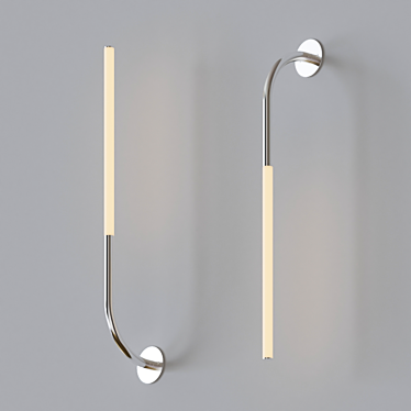 Tubino LED Wall Sconce: Sleek Elegance 3D model image 1 