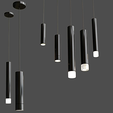 Radiant Glow: ALC™ Pendant Light 3D model image 1 