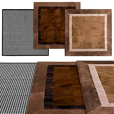 Modern Square Rugs | Longhi 3D model image 1 