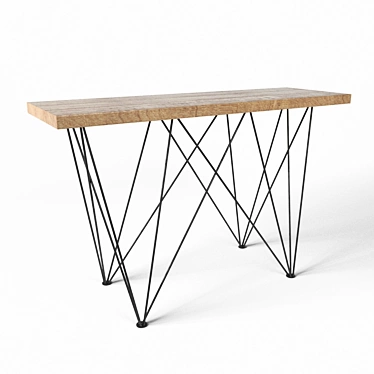 Modern Loft Console Table 3D model image 1 