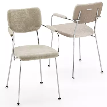 Sleek Sika Design Benson Chair 3D model image 1 