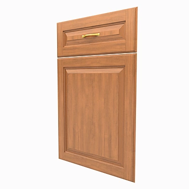 Classic Cabinet Door: High Detail 3D Model 3D model image 1 