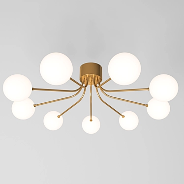 Orbit Chandelier: a Stunning Illumination 3D model image 1 