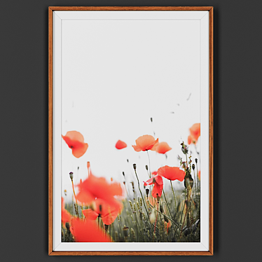 Wooden Framed Picture 3D model image 1 