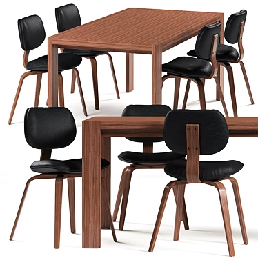 Gus modern table and chairs THOMPSON