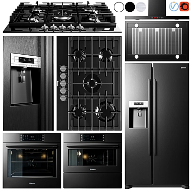 Bosch Appliance Collection: Transform Your Kitchen! 3D model image 1 