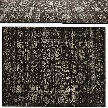 Sevva Hand-Knotted Wool Rug: Luxury in Every Thread 3D model image 1 